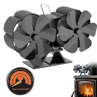 VENTILÁTOR NA KRB NA DREVO 6-LAPEĽOVÝ DVOJHLAVICA + TEPLOMER VENTILÁTOR NA KRB NA DREVO 6-LAPEĽOVÝ DVOJHLAVICA + TEPLOMER