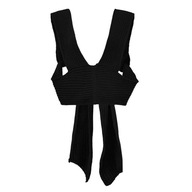 Elegantná dámska pletená bandážová nádrž Elegantná dámska pletená bandážová nádrž
