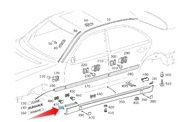 SIGNÁLNE TESNENIE PRE MERCEDES E CLASS W210 PREDNÉ LE SIGNÁLNE TESNENIE PRE MERCEDES E CLASS W210 PREDNÉ LE