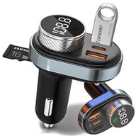 SÚPRAVA TELEFÓNU FM VYSIELAČA NABÍJAČKA USB-C SÚPRAVA TELEFÓNU FM VYSIELAČA NABÍJAČKA USB-C