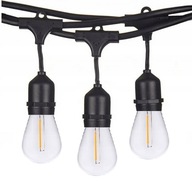 Záhradná girlanda 10 m + LED žiarovky 0,5 W os.NÁLAD Záhradná girlanda 10 m + LED žiarovky 0,5 W os.NÁLAD