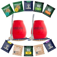 Yerba Mate Starter Set pre dvoch 10x50g Extra Yerba Mate Starter Set pre dvoch 10x50g Extra