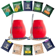 Yerba Mate Starter Set pre dvoch 10x50g Extra