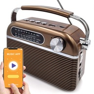 RETRO PRENOSNÉ KUCHYNSKÉ RÁDIO BLUETOOTH USB VINTAGE AM FM TF USB RETRO PRENOSNÉ KUCHYNSKÉ RÁDIO BLUETOOTH USB VINTAGE AM FM TF USB