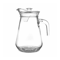 Veľký sklenený džbán na vodu a nápoje, viečko 1859