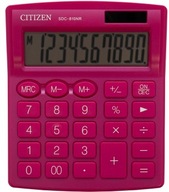 Kancelársky kalkulátor Citizen SDC-810 s 10 číslicami ružovej farby Kancelársky kalkulátor Citizen SDC-810 s 10 číslicami ružovej farby