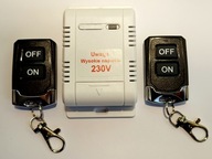 Ovládač 2 diaľkové ovládače 230V spínacie diaľkové ovládanie