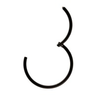 čierny KLIKAČKOVÝ PRSTEŇ 316L OCEL 0,8/8 mm čierny KLIKAČKOVÝ PRSTEŇ 316L OCEL 0,8/8 mm