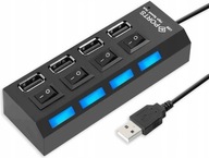 USB HUB 4 PORTOVÝ ROZDEĽOVAČ USB 2.0 SPLITTER