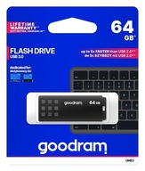 GOODRAM UME3 64 GB ŠTÝLOVÝ USB 3.0 PENDRIVE BLACK GOODRAM UME3 64 GB ŠTÝLOVÝ USB 3.0 PENDRIVE BLACK
