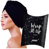 Anwen vlasový turban - Wrap it Up čierny