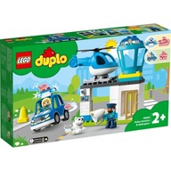 Mesto LEGO Duplo. Policajná stanica a vrtuľník