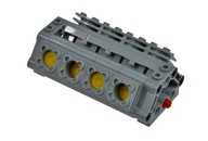 LEGO Technic Engine Block V8 úplne šedý LEGO Technic Engine Block V8 úplne šedý