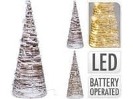 Ratanový vianočný stromček 10 LED dekoračný 40 cm