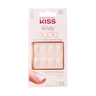 KISS Salon Umelé nechty Akryl French Nude Cashmere M 28ks
