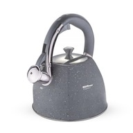 Kovová kanvica s píšťalkou Hoffner 3L Induction Gas Grey HF-3893 Kovová kanvica s píšťalkou Hoffner 3L Induction Gas Grey HF-3893