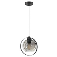 Závesná lampa Luster Čierna grafitová sklenená guľa Závesná lampa Luster Čierna grafitová sklenená guľa