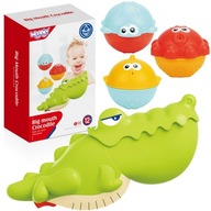 WOOPIE BABY Hračka krokodíl a ryba do kúpeľa 3 ks. WOOPIE BABY Hračka krokodíl a ryba do kúpeľa 3 ks.