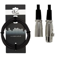 ALPHA AUDIO XLR-samica - XLR-samec mikrofonovy kabel 6m ALPHA AUDIO XLR-samica - XLR-samec mikrofonovy kabel 6m