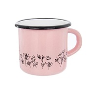 Hrnček a hrniec, smaltovaný hrniec, 0,4L, ružový Hrnček a hrniec, smaltovaný hrniec, 0,4L, ružový