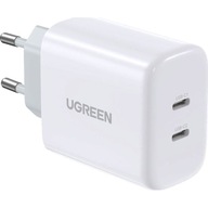 Kompaktná Ugreen 40W 2x USB-C, PD nabíjačka pre telefón, tablet Kompaktná Ugreen 40W 2x USB-C, PD nabíjačka pre telefón, tablet