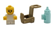 LEGO figúrka bábätko + doplnky cty0668 F216 LEGO figúrka bábätko + doplnky cty0668 F216