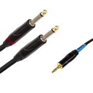 SSQ MIJM1 - 3,5 mm stereo jack kábel - 2x mono jack