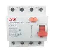 LVS4P 40A 30mA AC prúdový chránič LVS4P 40A 30mA AC prúdový chránič