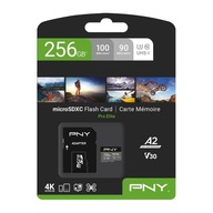 Pamäťová karta 256 GB SDXC PNY Class 10 100/90 MB/s + adaptér