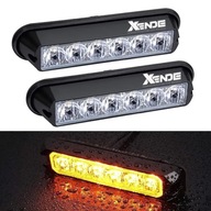 VÝSTRAŽNÁ SVETLO 6xLED STROBESKOP Silná oranžová XENDE VÝSTRAŽNÁ SVETLO 6xLED STROBESKOP Silná oranžová XENDE