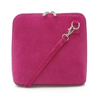 SEMIŠOVÁ dámska messenger taška, kužeľ, FUCHSIA SEMIŠOVÁ dámska messenger taška, kužeľ, FUCHSIA