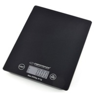KADERNÍCKA VÁHA SKLENENÁ KOZMETICKÁ ČIERNA DO 5KG ESPERANZA KADERNÍCKA VÁHA SKLENENÁ KOZMETICKÁ ČIERNA DO 5KG ESPERANZA