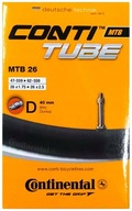 Continental MTB 26 duša 1,75-2,50 47/62-559 DV40 Continental MTB 26 duša 1,75-2,50 47/62-559 DV40