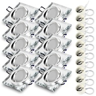 10x MOVABLE vstavané svietidlo CLEAR GU10 7W 4000K 10x MOVABLE vstavané svietidlo CLEAR GU10 7W 4000K