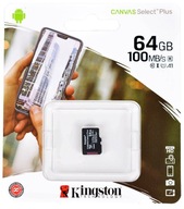 KINGSTON MICROSD PAMÄŤOVÁ KARTA 64GB MICRO CL10 KINGSTON MICROSD PAMÄŤOVÁ KARTA 64GB MICRO CL10