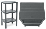 Kúpeľňová polica, balkón, skrinka, polica, 3 úrovne Kúpeľňová polica, balkón, skrinka, polica, 3 úrovne