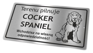 Oceľový nápis INOX ATTENTION DOG - kokeršpaniel Oceľový nápis INOX ATTENTION DOG - kokeršpaniel