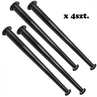 NASTAVITEĽNÉ NOHY STOLU, ČIERNA 710MM, 4 ks NASTAVITEĽNÉ NOHY STOLU, ČIERNA 710MM, 4 ks