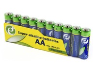 GEMBIRD Super Alkaline AA LR6 batérie (10 ks)