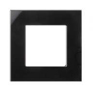 Sklenený rám Maclean, jednoduchý, čierny, 86 x 86 mm