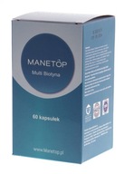 Manetop - multi biotín na vypadávanie vlasov 60 kapsúl. Manetop - multi biotín na vypadávanie vlasov 60 kapsúl.
