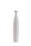 Riso Dekoračná váza 15x15x74cm Krémová