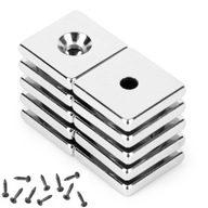 NEODYMOVÝ MAGNET NA SKRUTKU 14x14x3 mm SILNÝ - 10 KS NEODYMOVÝ MAGNET NA SKRUTKU 14x14x3 mm SILNÝ - 10 KS