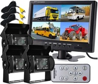 PARKOVACÍ SET 3x Cúvacia kamera + LCD monitor 9" 4 kanály Graduation PARKOVACÍ SET 3x Cúvacia kamera + LCD monitor 9" 4 kanály Graduation
