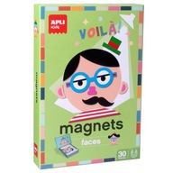 Magnetické puzzle Apli Kids - Tváričky