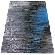 Mäkký šedý koberec 160x220 hrúbka, RÔZNE módne vzory