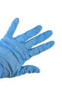 Nitrilové modré 'M' ochranné rukavice a'100