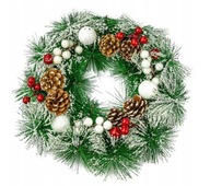 VIANOČNÝ VENEC, dekoratívny, KRÉMOVÝ OZDOBNÝ, ADVENTNÝ VENEC VIANOČNÝ VENEC, dekoratívny, KRÉMOVÝ OZDOBNÝ, ADVENTNÝ VENEC