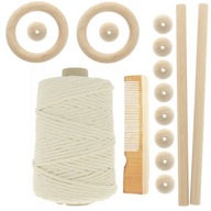 ECO Darčekový štartovací set makramé 3mm + príslušenstvo ECO Darčekový štartovací set makramé 3mm + príslušenstvo