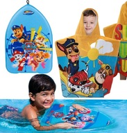 PLÁVACIA DOSKA Tlapková hliadka + SADA PLÁVACIE PONČO 55X110 CM PLÁVACIA DOSKA Tlapková hliadka + SADA PLÁVACIE PONČO 55X110 CM